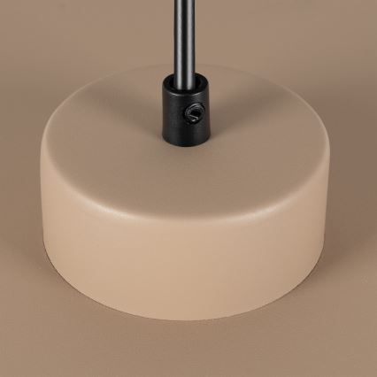 Κρεμαστό φωτιστικό με καλώδιο PIATTO 1xGX53/15W/230V διάμ. 35 εκ. μπεζ