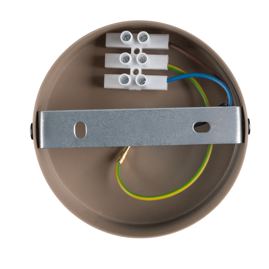 Κρεμαστό φωτιστικό με καλώδιο PIATTO 1xGX53/15W/230V διάμ. 35 εκ. μπεζ
