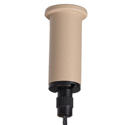 Κρεμαστό φωτιστικό με καλώδιο PIATTO 1xGX53/15W/230V διάμ. 35 εκ. μπεζ