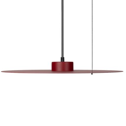 Κρεμαστό φωτιστικό με καλώδιο PIATTO 1xGX53/15W/230V διάμ. 45 cm βυσσινί