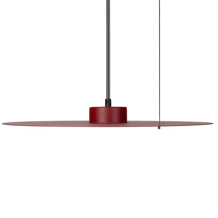 Κρεμαστό φωτιστικό με καλώδιο PIATTO 1xGX53/15W/230V διάμ. 45 cm βυσσινί