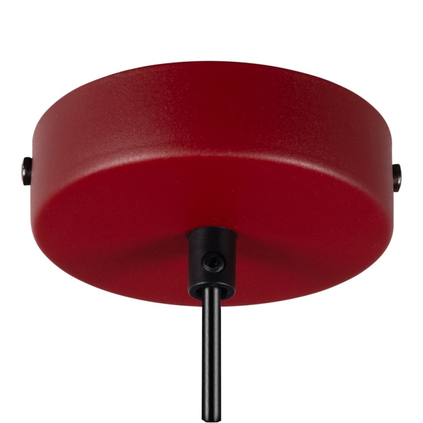 Κρεμαστό φωτιστικό με καλώδιο PIATTO 1xGX53/15W/230V διάμ. 45 cm βυσσινί