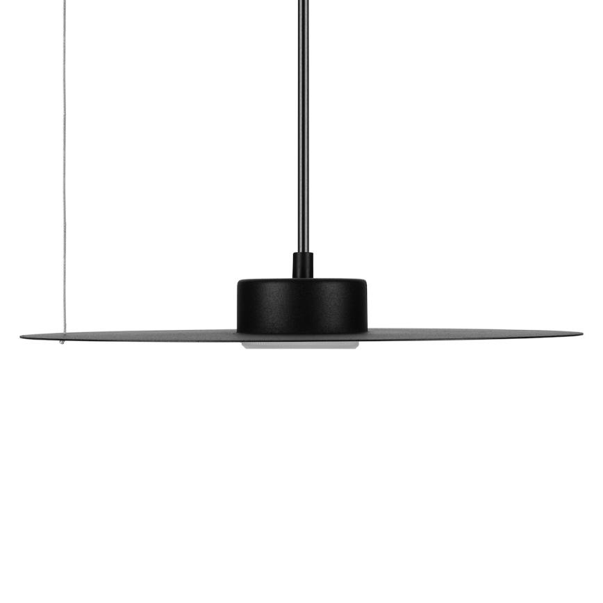 Κρεμαστό φωτιστικό με καλώδιο PIATTO 1xGX53/15W/230V, διάμετρος 35 cm, μαύρο
