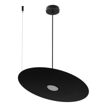 Κρεμαστό φωτιστικό με καλώδιο PIATTO, 1xGX53/15W/230V, διάμετρος 45 cm, μαύρο
