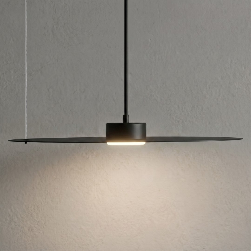 Κρεμαστό φωτιστικό με καλώδιο PIATTO, 1xGX53/15W/230V, διάμετρος 45 cm, μαύρο