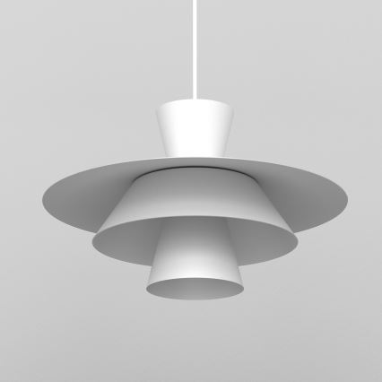 Κρεμαστό φωτιστικό με καλώδιο PLATO 1xE27/15W/230V λευκό