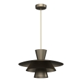 Κρεμαστό φωτιστικό με καλώδιο PLATO 1xE27/15W/230V σε απόχρωση μπρονζέ