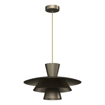 Κρεμαστό φωτιστικό με καλώδιο PLATO 1xE27/15W/230V σε απόχρωση μπρονζέ