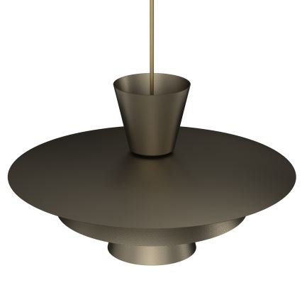 Κρεμαστό φωτιστικό με καλώδιο PLATO 1xE27/15W/230V σε απόχρωση μπρονζέ