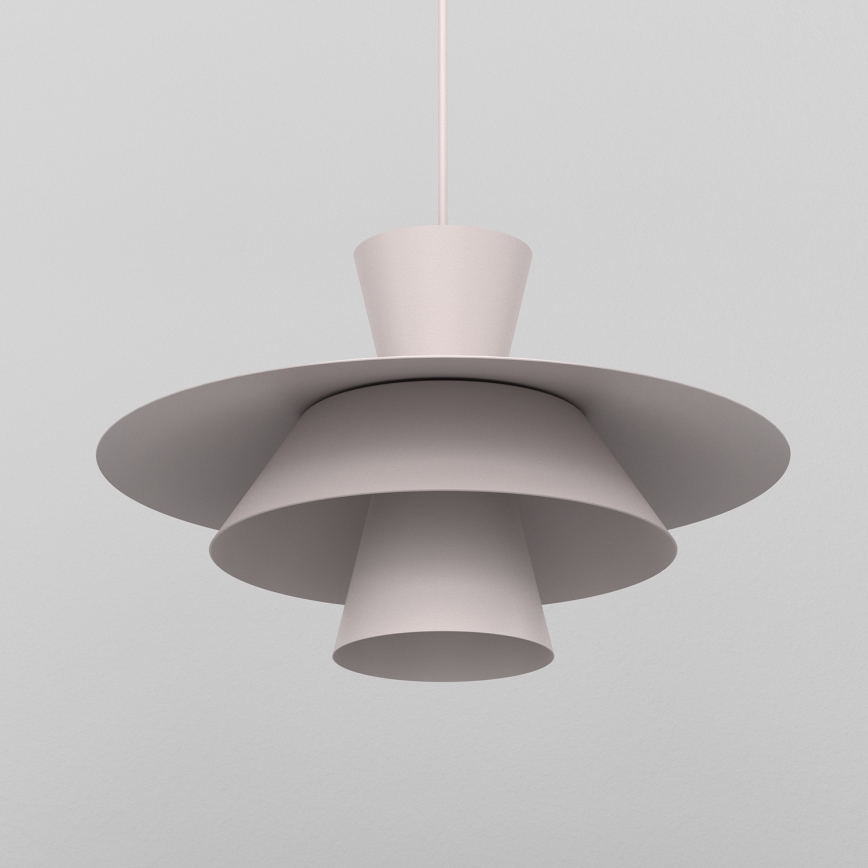 Κρεμαστό φωτιστικό με καλώδιο PLATO 1xE27/15W/230V εκρού
