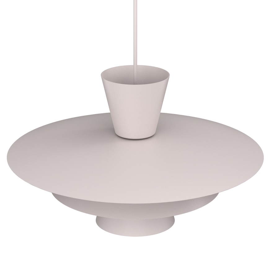 Κρεμαστό φωτιστικό με καλώδιο PLATO 1xE27/15W/230V εκρού
