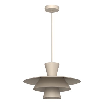 Κρεμαστό φωτιστικό με καλώδιο PLATO 1xE27/15W/230V μπεζ