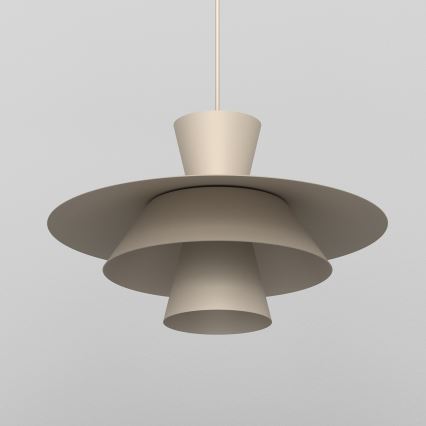 Κρεμαστό φωτιστικό με καλώδιο PLATO 1xE27/15W/230V μπεζ