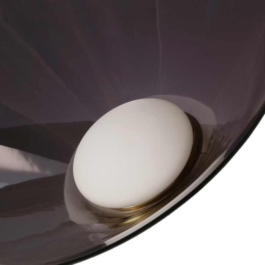 Κρεμαστό φωτιστικό με καλώδιο PRESTO 1xGX53/10W/230V, διάμετρος 42 cm, χρυσό/καπνιστό γκρι