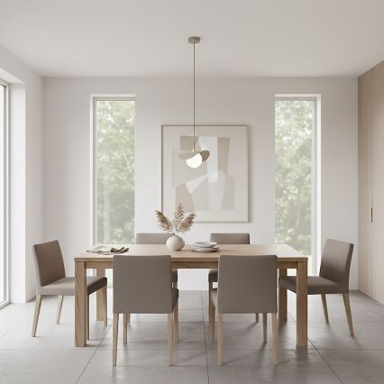 Κρεμαστό φωτιστικό με καλώδιο RITUAL 1xG9/8W/230V μπεζ