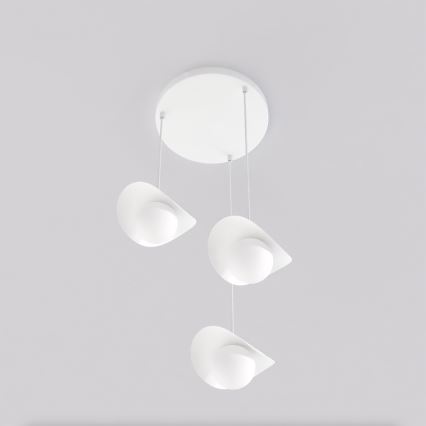 Κρεμαστό φωτιστικό με καλώδιο RITUAL 3xG9/8W/230V λευκό