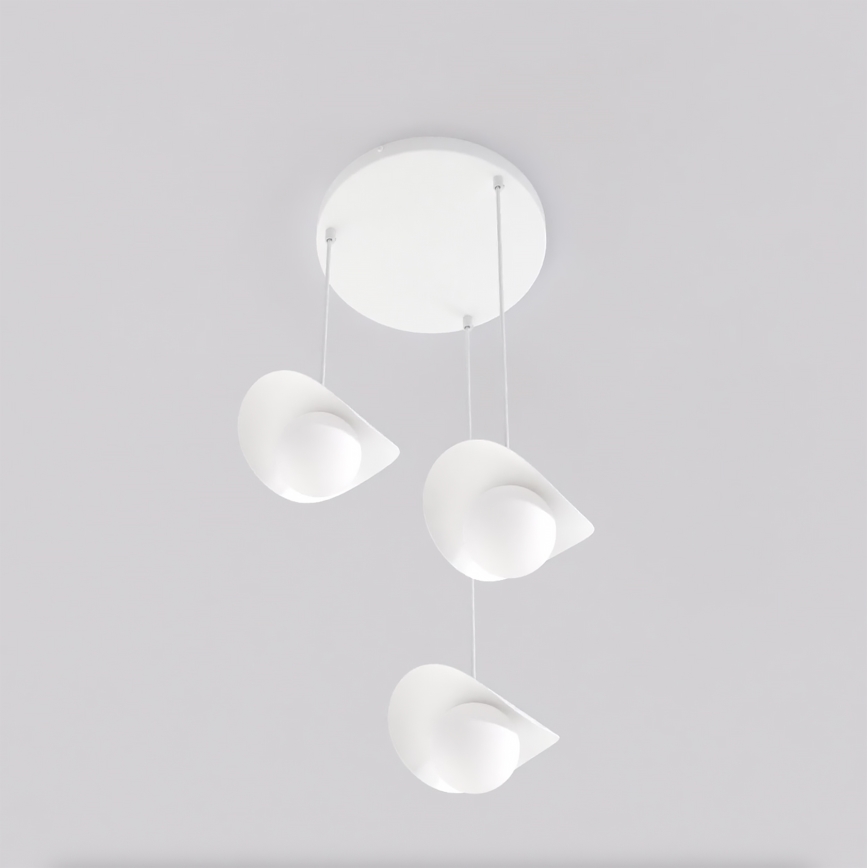 Κρεμαστό φωτιστικό με καλώδιο RITUAL 3xG9/8W/230V λευκό