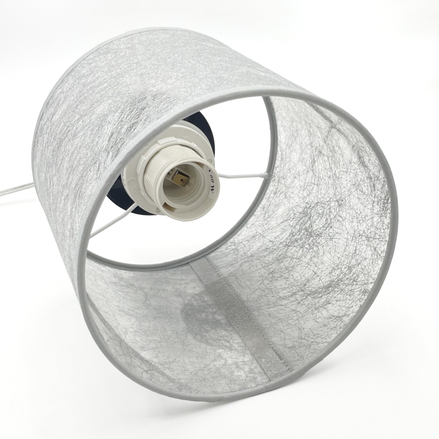 Κρεμαστό φωτιστικό με καλώδιο ROSA 1xE27/60W/230V μαύρο/γκρι