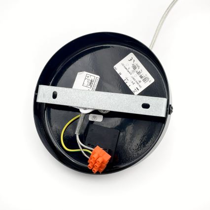 Κρεμαστό φωτιστικό με καλώδιο ROSA 1xE27/60W/230V μαύρο/γκρι