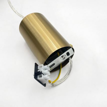 Κρεμαστό φωτιστικό με καλώδιο ROYAL 1xE27/15W/230V χρυσό/λευκό