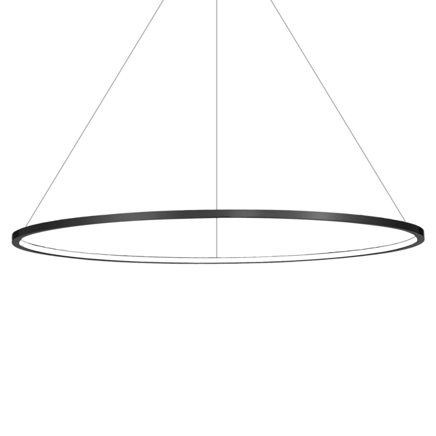 Κρεμαστό φωτιστικό με καλώδιο SATURNO LED/65W/230V Ø 120 εκ. IP44 μαύρο