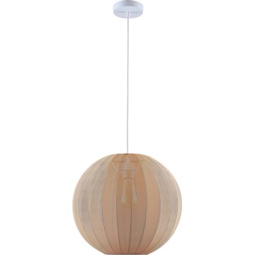 Κρεμαστό φωτιστικό με καλώδιο SENSAI 1xE27/20W/230V Ø 40 cm μπεζ