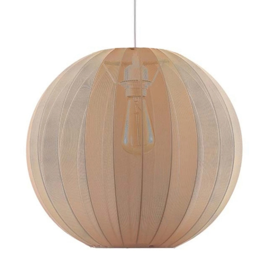 Κρεμαστό φωτιστικό με καλώδιο SENSAI 1xE27/20W/230V Ø 40 cm μπεζ