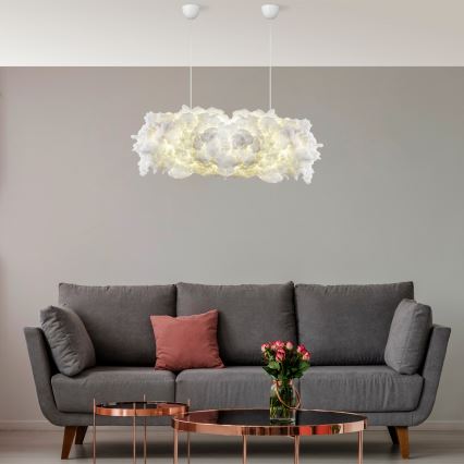 Κρεμαστό φωτιστικό με καλώδιο SERENE 2xE27/40W/230V λευκό