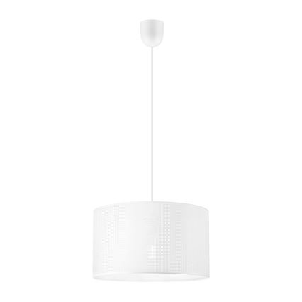 Κρεμαστό φωτιστικό με καλώδιο SIRJA PLISADO 1xE27/15W/230V Ø 35 εκ. λευκό