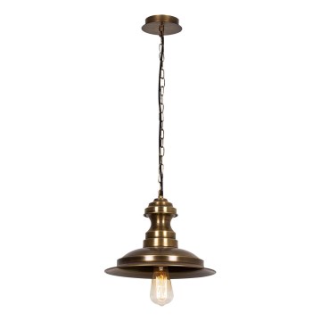 Κρεμαστό φωτιστικό με καλώδιο SIVANI 1xE27/40W/230V μπρονζέ