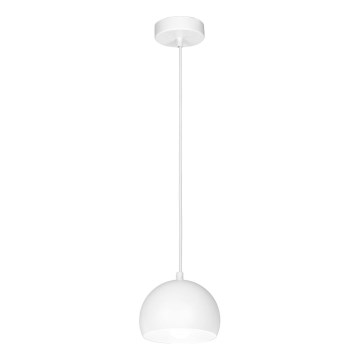 Κρεμαστό φωτιστικό με καλώδιο SOOL 1xE27/15W/230V Ø 15 cm λευκό