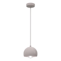 Κρεμαστό φωτιστικό με καλώδιο SOOL 1xE27/15W/230V, Ø 15 cm, σε κρεμ απόχρωση