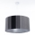 Κρεμαστό φωτιστικό με καλώδιο STRIPES, 1xE27/60W/230V, Ø 40 εκ., γκρι