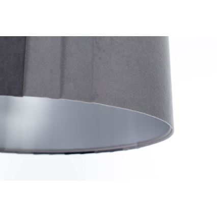 Κρεμαστό φωτιστικό με καλώδιο STRIPES, 1xE27/60W/230V, Ø 40 εκ., γκρι