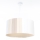 Κρεμαστό φωτιστικό με καλώδιο STRIPES, 1xE27/60W/230V, διάμ. 40 εκ., κρεμ απόχρωση