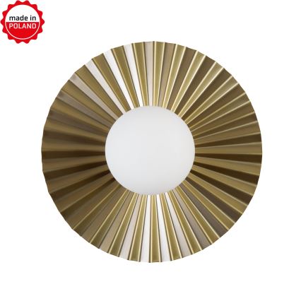 Κρεμαστό φωτιστικό με καλώδιο SUNPLISS, 1xG9/10W/230V, διάμ. 30 εκ., χρυσό/κρεμ