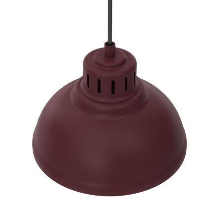 Κρεμαστό φωτιστικό με καλώδιο SVEN 4xE27/15W/230V μπορντό