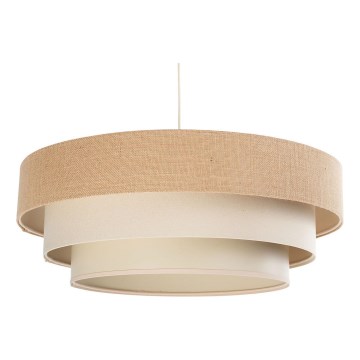 Κρεμαστό φωτιστικό με καλώδιο TRINITI, 1x E27/60W/230V, διάμ. 40 εκ., μπεζ/κρεμ