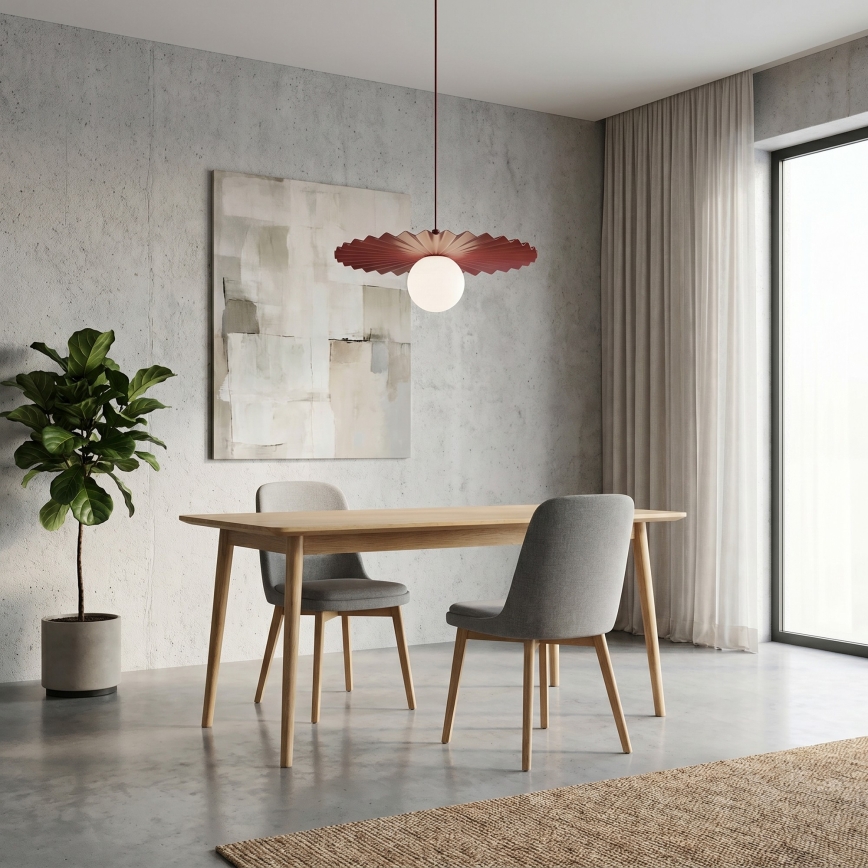 Κρεμαστό φωτιστικό με καλώδιο UMBRA 1xG9/8W/230V κόκκινο