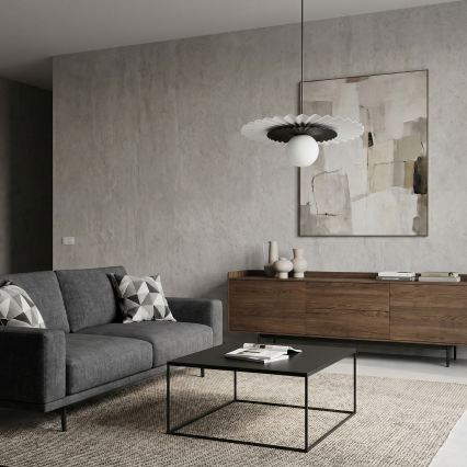 Κρεμαστό φωτιστικό με καλώδιο UMBRA 1xG9/8W/230V μαύρο/λευκό