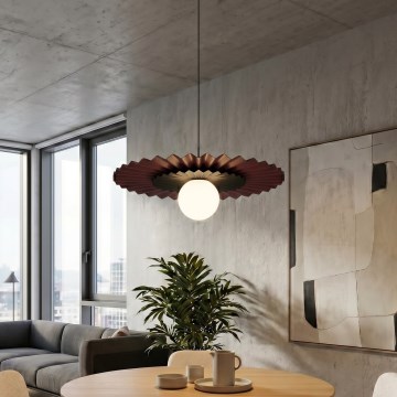 Κρεμαστό φωτιστικό με καλώδιο UMBRA 1xG9/8W/230V μαύρο/κόκκινο