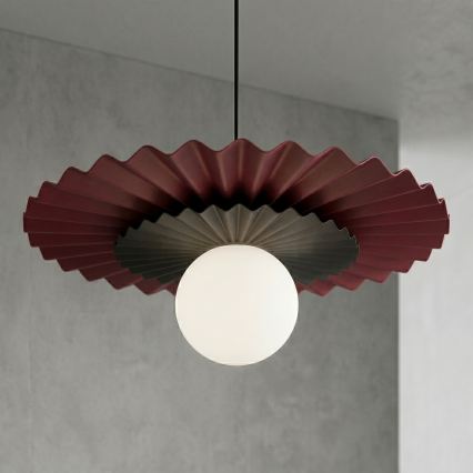 Κρεμαστό φωτιστικό με καλώδιο UMBRA 1xG9/8W/230V μαύρο/κόκκινο