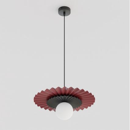 Κρεμαστό φωτιστικό με καλώδιο UMBRA 1xG9/8W/230V μαύρο/κόκκινο