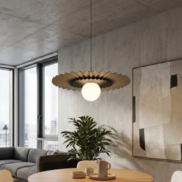 Κρεμαστό φωτιστικό με καλώδιο UMBRA 1xG9/8W/230V μαύρο/μπεζ