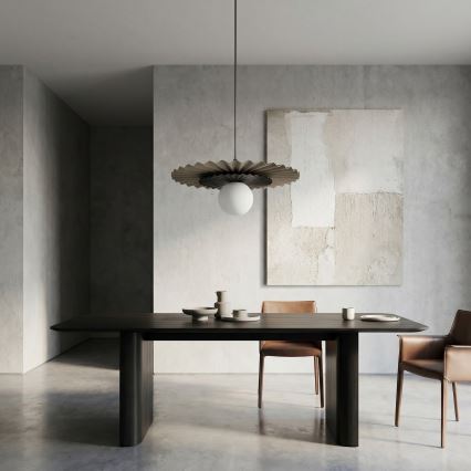 Κρεμαστό φωτιστικό με καλώδιο UMBRA 1xG9/8W/230V μαύρο/μπεζ
