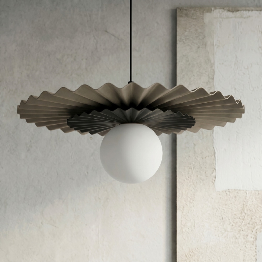 Κρεμαστό φωτιστικό με καλώδιο UMBRA 1xG9/8W/230V μαύρο/μπεζ