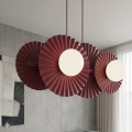 Κρεμαστό φωτιστικό με καλώδιο UMBRA 4xG9/8W/230V κόκκινο