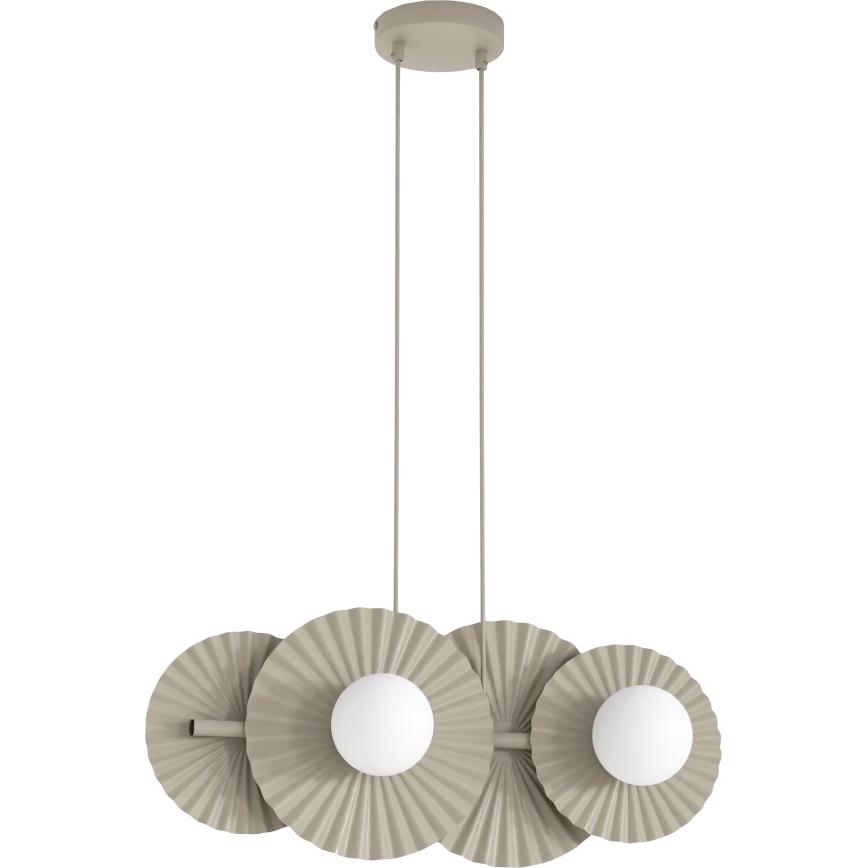 Κρεμαστό φωτιστικό με καλώδιο UMBRA 4xG9/8W/230V μπεζ