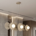 Κρεμαστό φωτιστικό με καλώδιο UMBRA 6xG9/8W/230V μπεζ