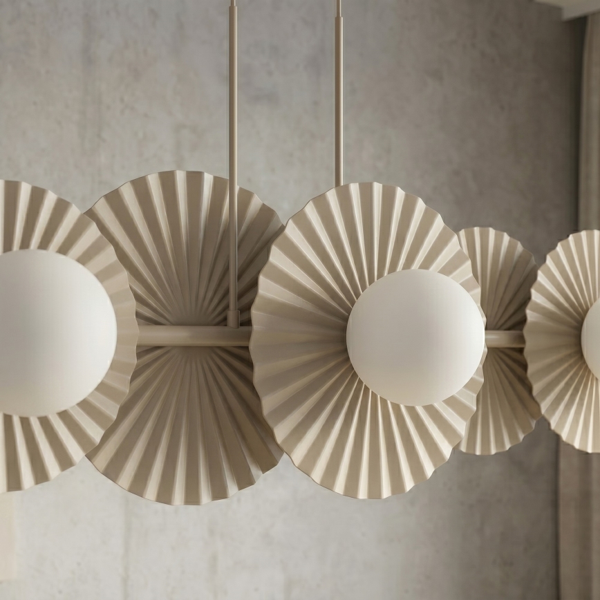 Κρεμαστό φωτιστικό με καλώδιο UMBRA 6xG9/8W/230V μπεζ